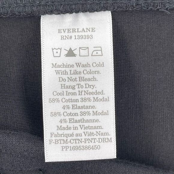 NWOT Everlane The Dream Pant Black Tapered Leg Soft Ponte Knit Women Small - Picture 12 of 12